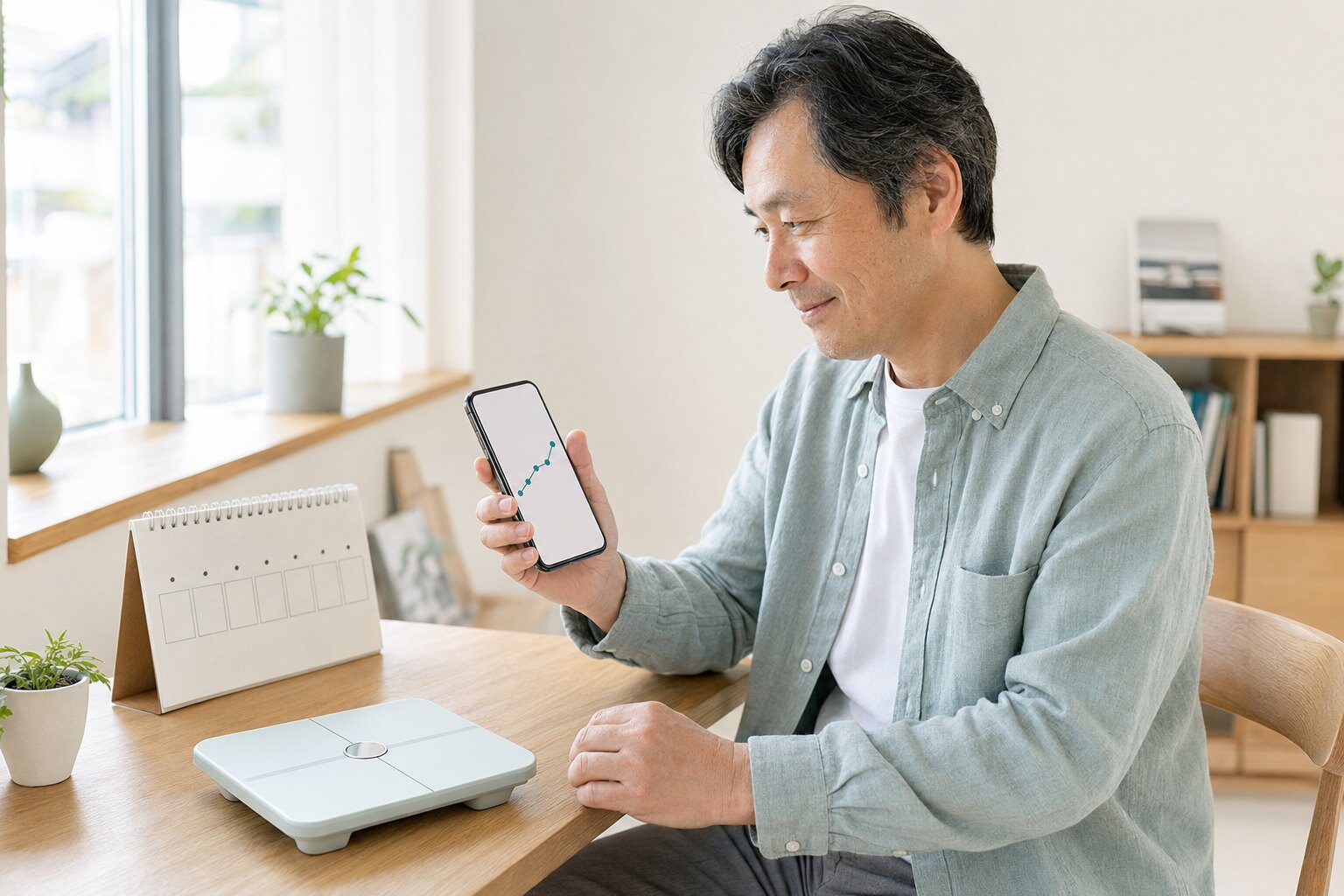 7日間の健康記録を振り返る